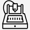 icon of a cnc machine